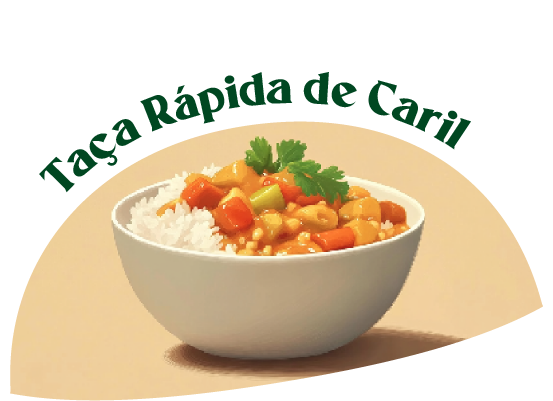 taça rapida de caril